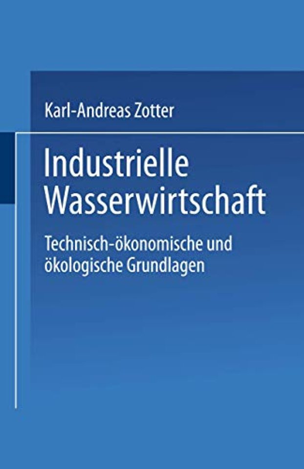 Industrielle Wasserwirtschaft