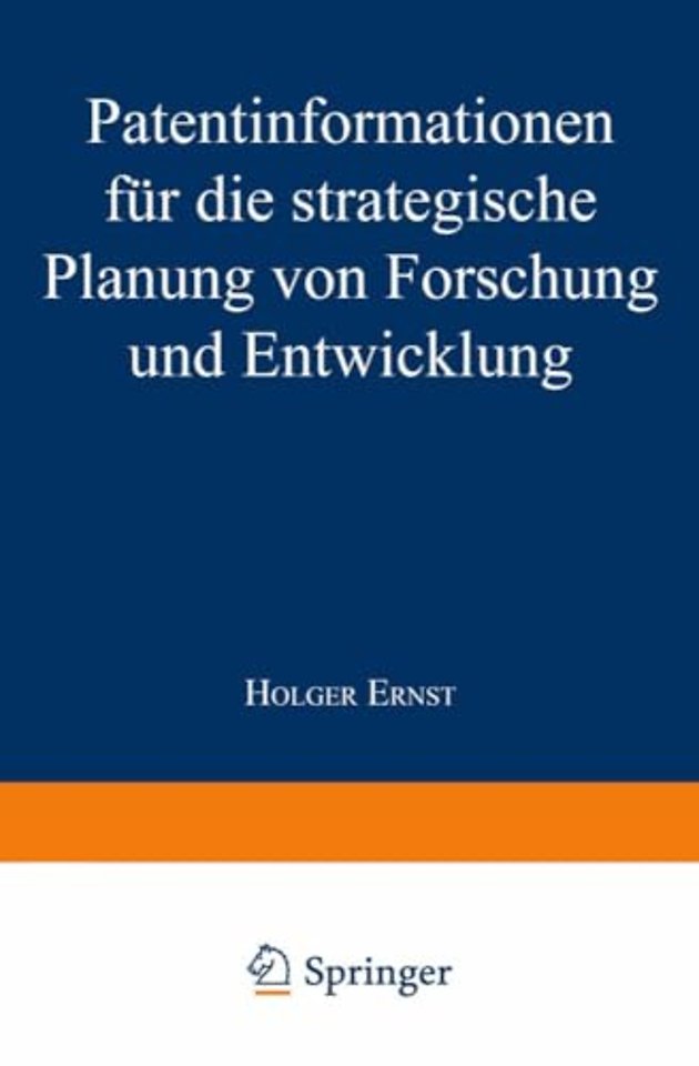 Patentinformationen für die strategische Planung von Forschung und Entwicklung