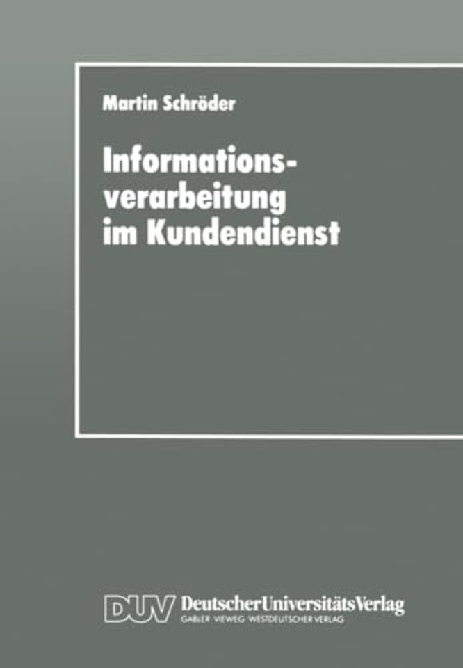 Informationsverarbeitung im Kundendienst