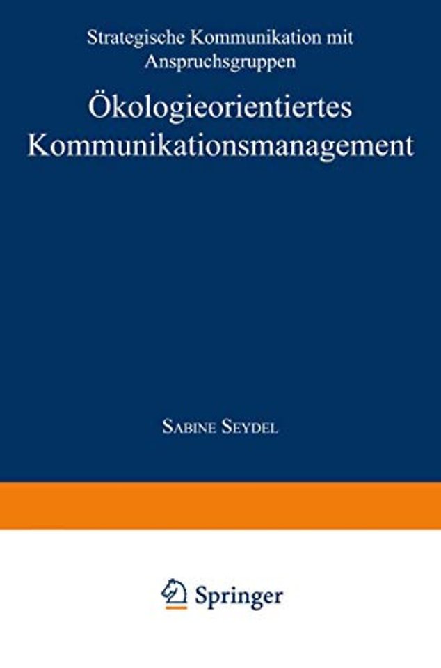 Ökologieorientiertes Kommunikationsmanagement
