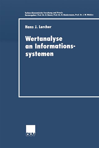 Wertanalyse an Informationssystemen