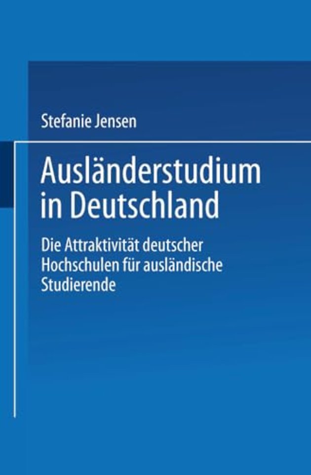 Ausländerstudium in Deutschland