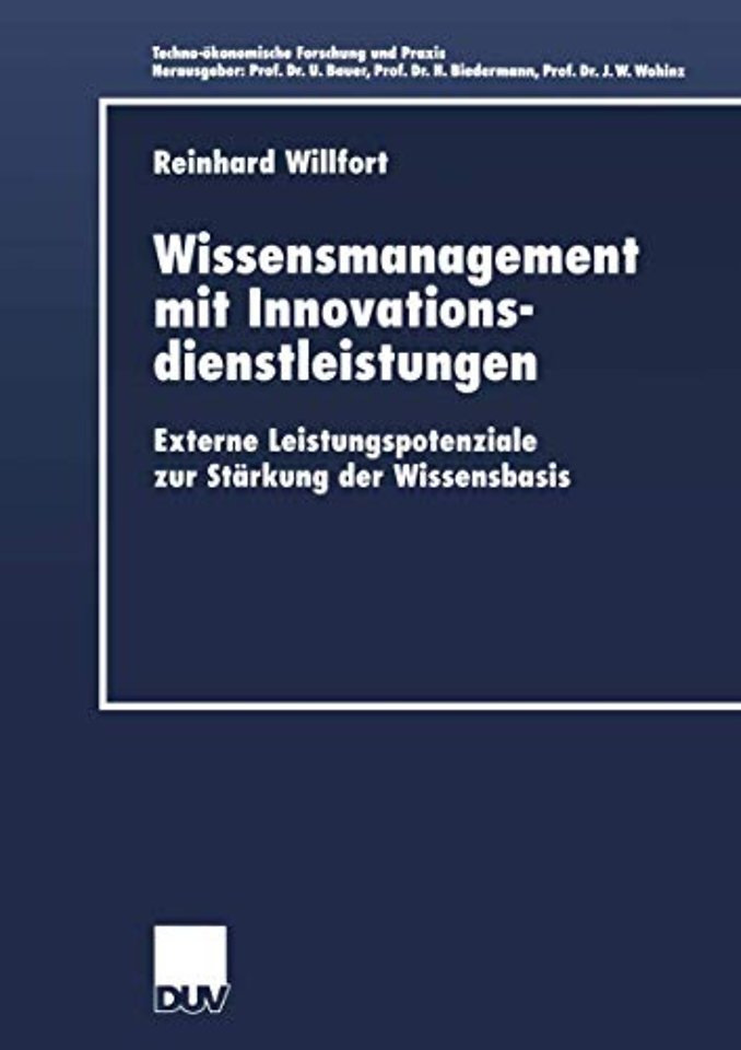 Wissensmanagement mit Innovationsdienstleistungen