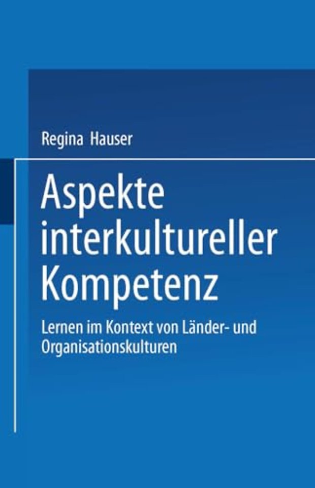 Aspekte interkultureller Kompetenz