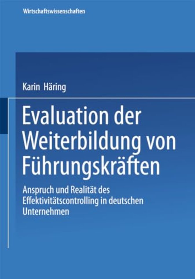Evaluation der Weiterbildung von Führungskräften