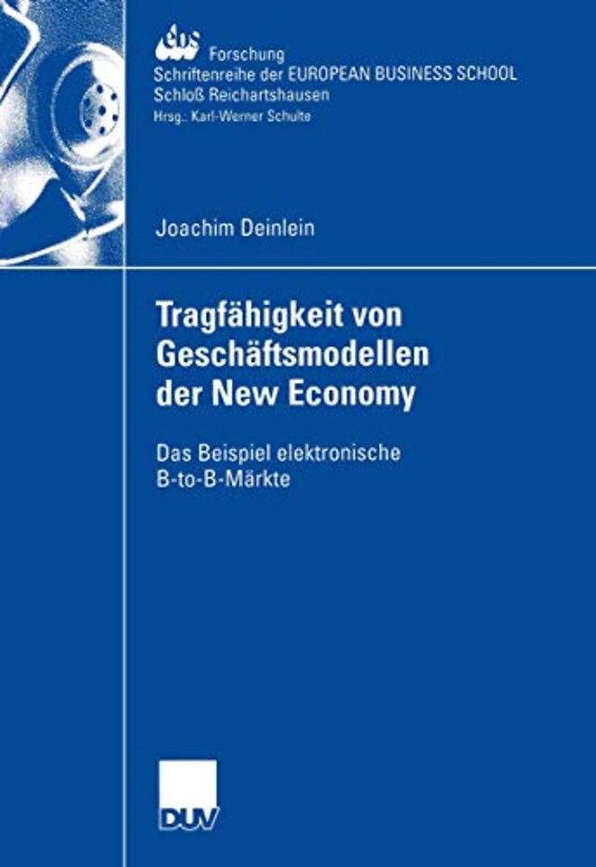 Tragfähigkeit von Geschäftsmodellen der New Economy
