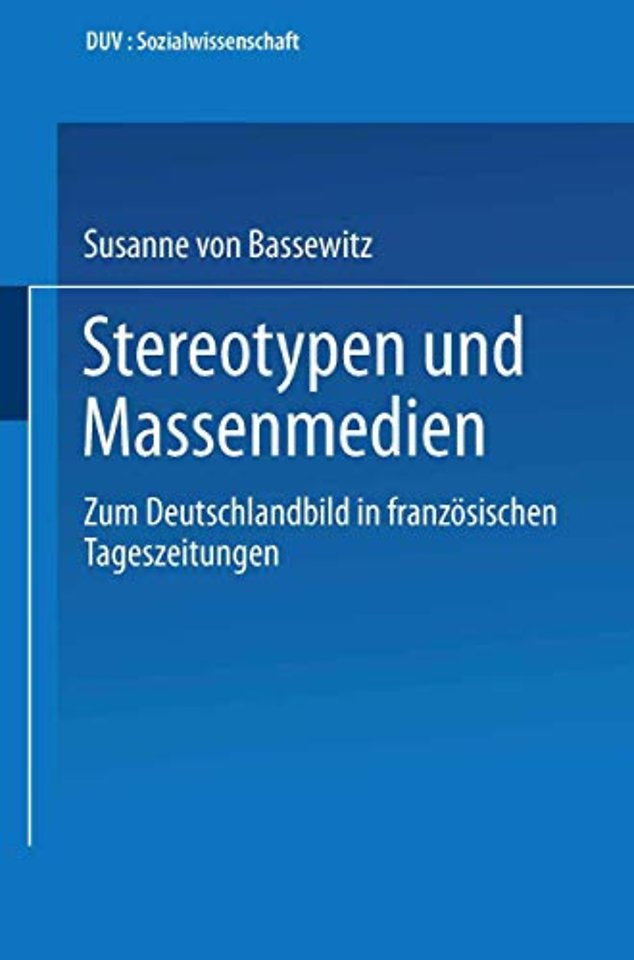 Stereotypen und Massenmedien