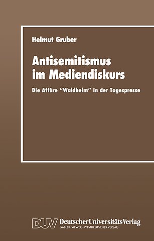 Antisemitismus im Mediendiskurs
