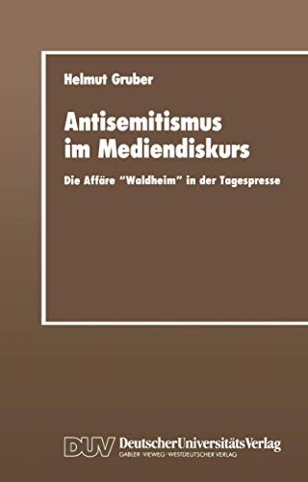 Antisemitismus im Mediendiskurs