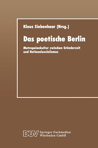 Das poetische Berlin