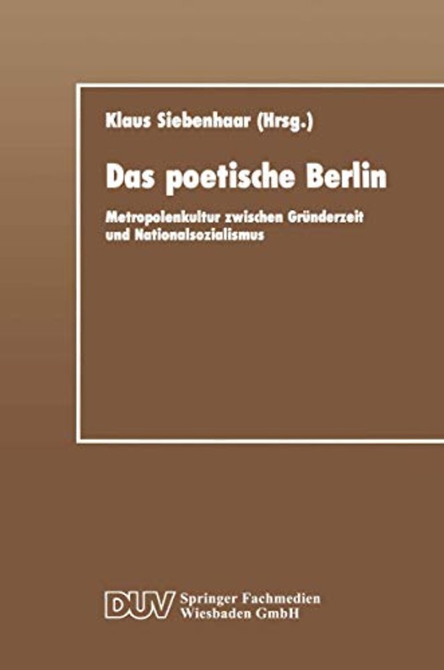 Das poetische Berlin