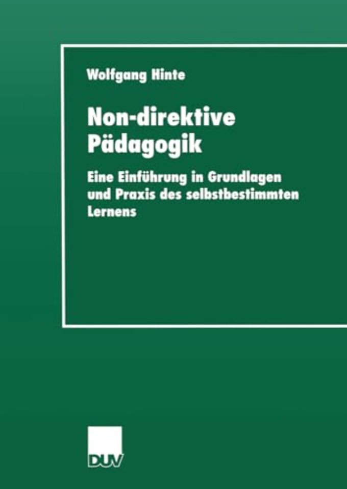 Non-direktive Pädagogik