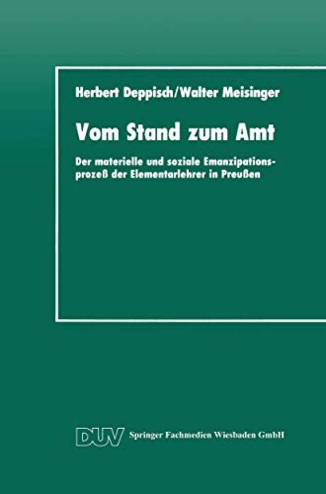 Vom Stand zum Amt