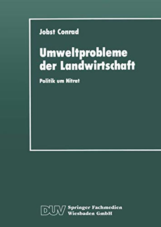 Umweltprobleme der Landwirtschaft