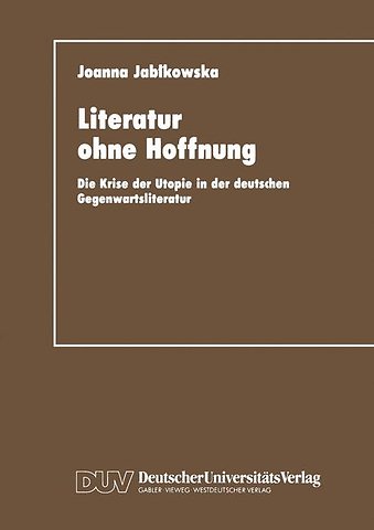 Literatur ohne Hoffnung