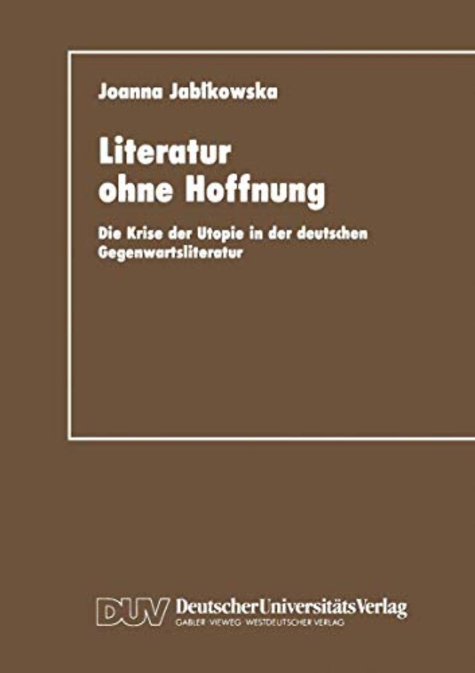 Literatur ohne Hoffnung