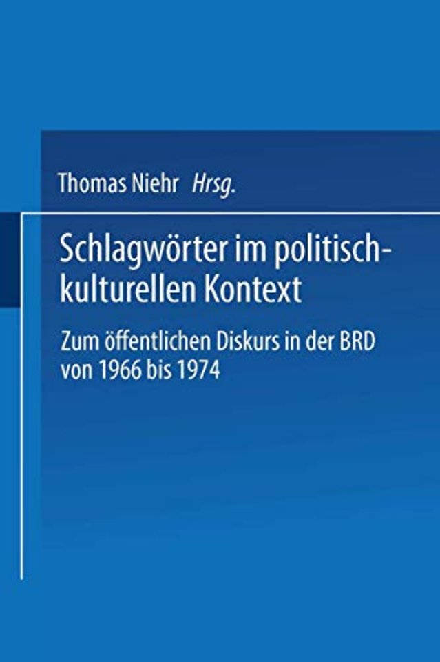 Schlagwörter im politisch-kulturellen Kontext