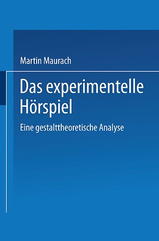 Das experimentelle Hörspiel