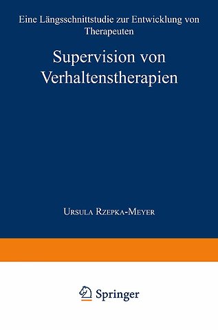 Supervision von Verhaltenstherapien