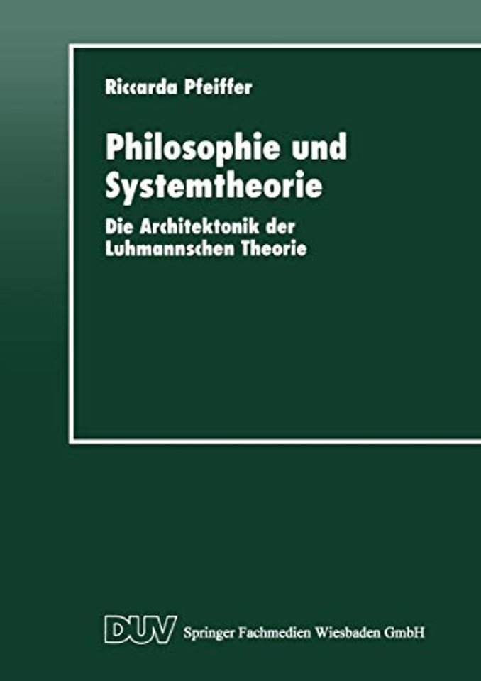 Philosophie und Systemtheorie