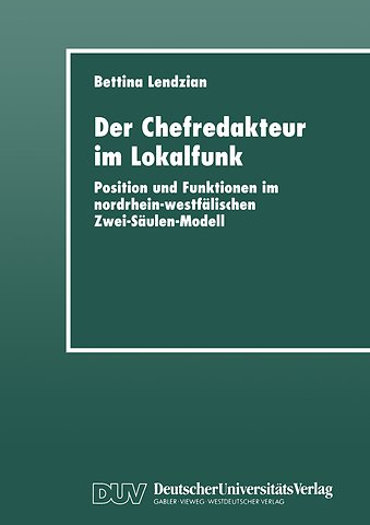 Der Chefredakteur im Lokalfunk