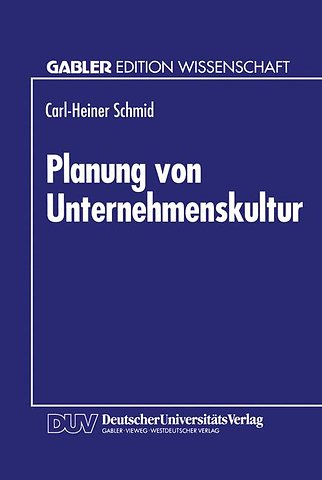 Planung von Unternehmenskultur