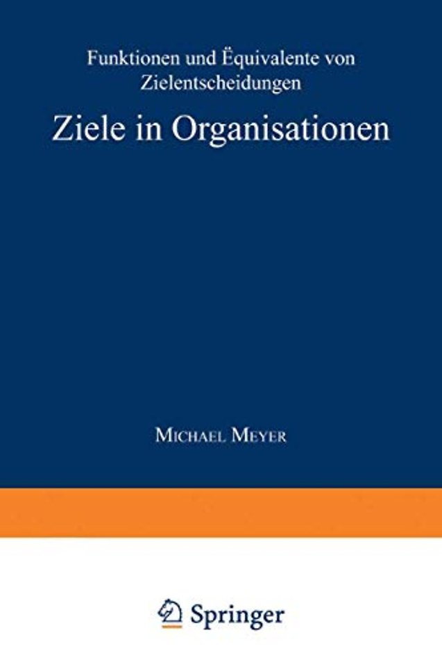 Ziele in Organisationen