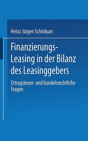 Finanzierungs-Leasing in der Bilanz des Leasinggebers