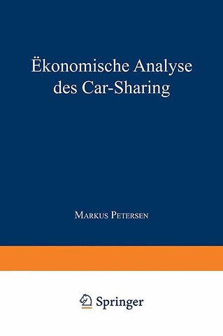 Ökonomische Analyse des Car-Sharing