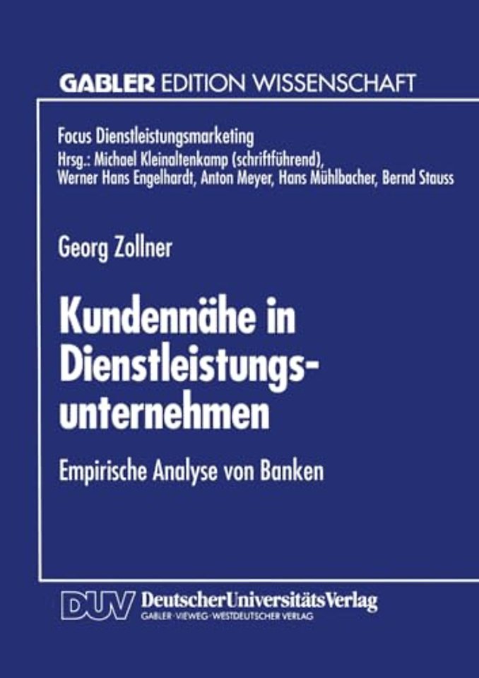 Kundennähe in Dienstleistungsunternehmen