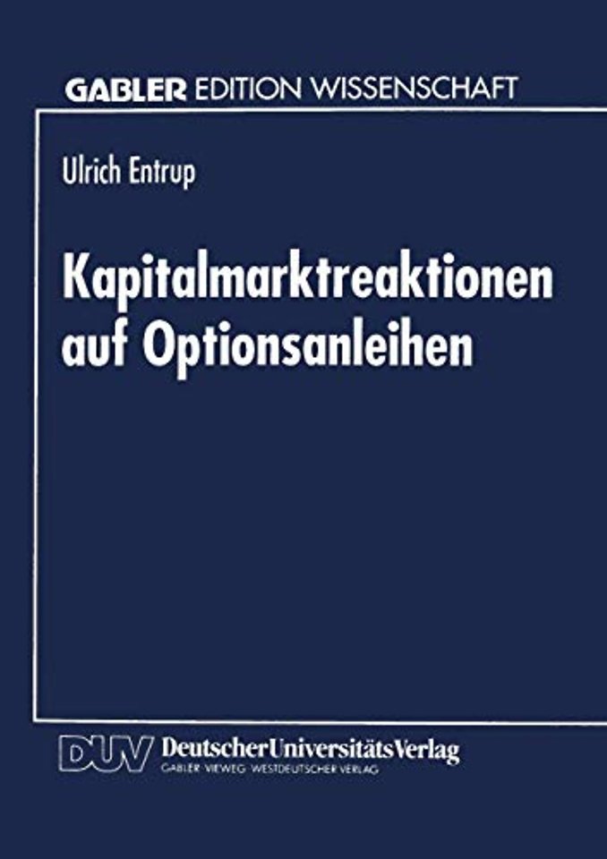 Kapitalmarktreaktionen auf Optionsanleihen
