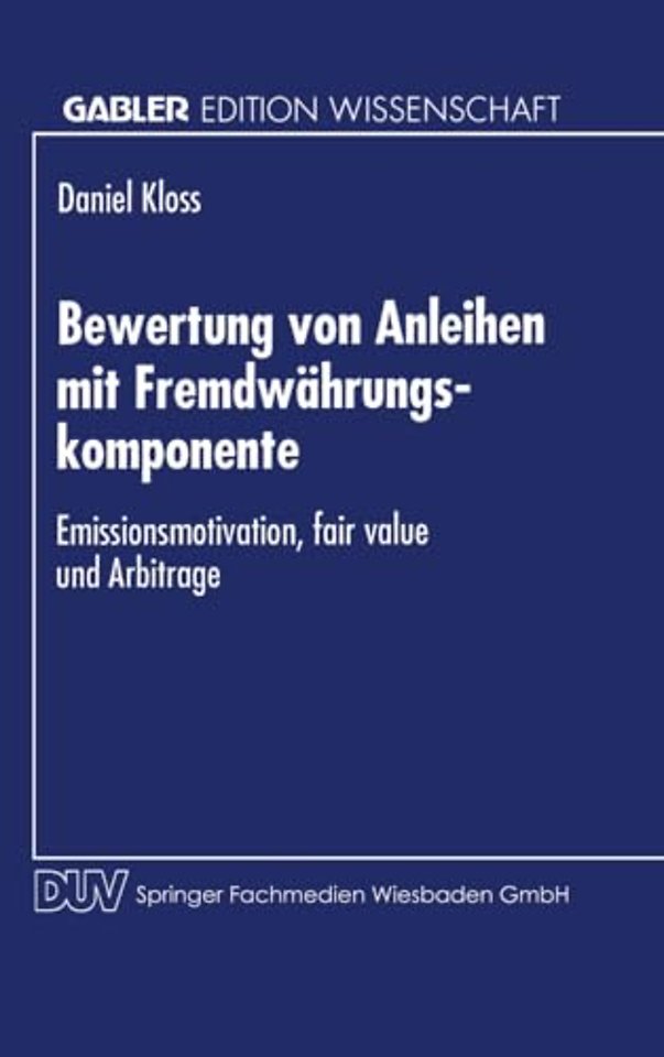 Bewertung von Anleihen mit Fremdwährungskomponente