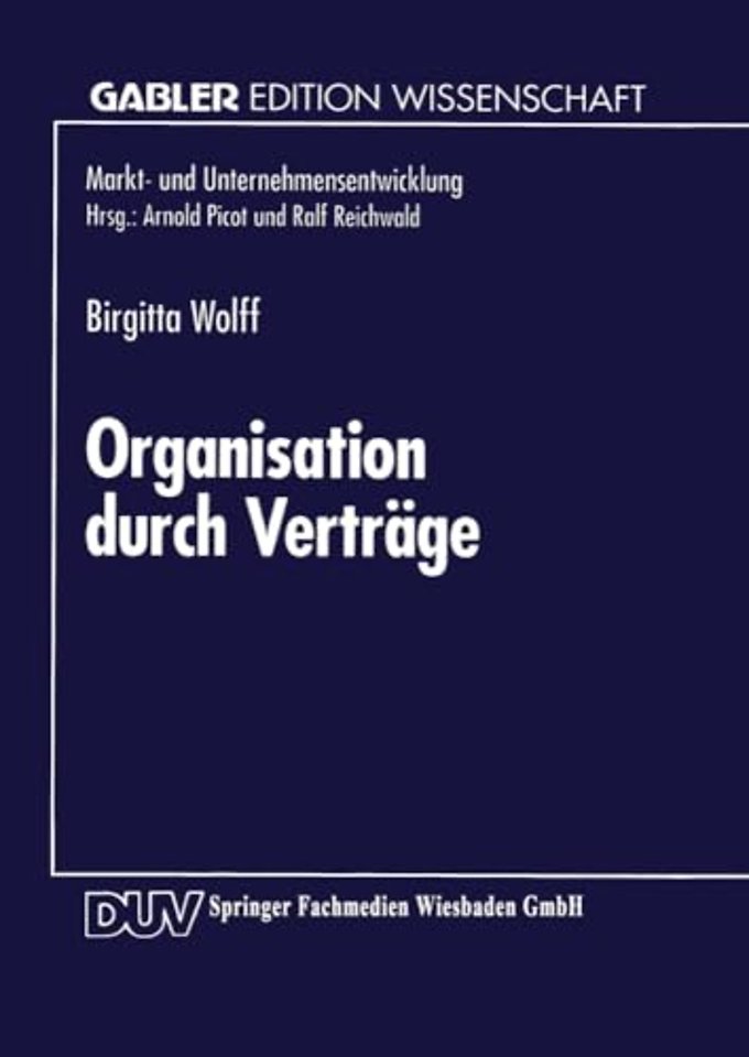 Organisation durch Verträge