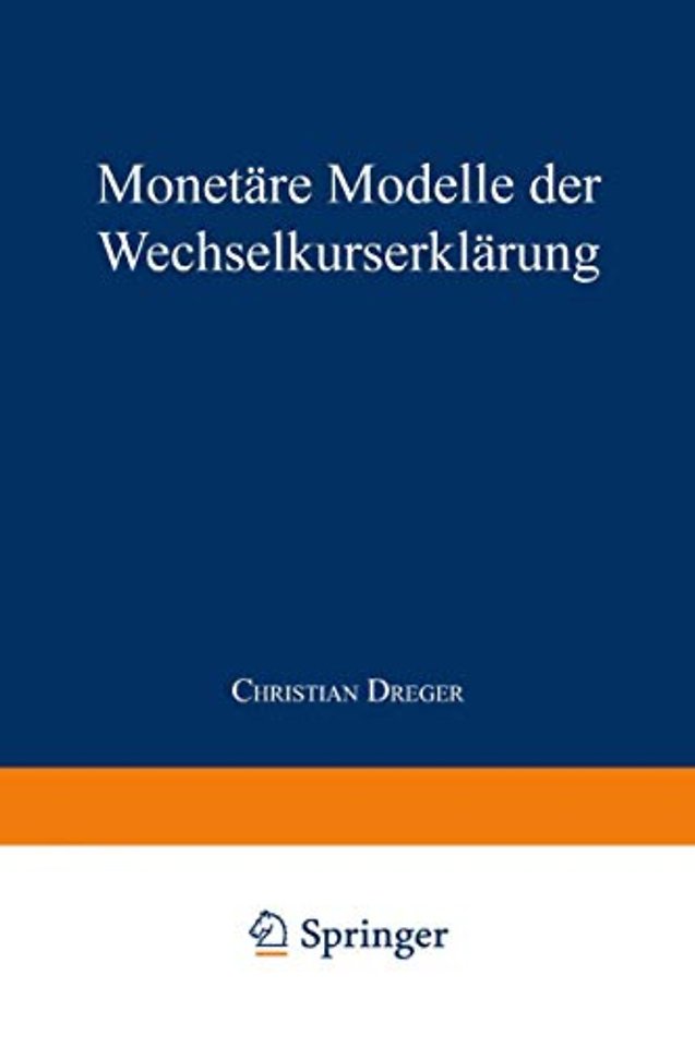 Monetäre Modelle der Wechselkurserklärung