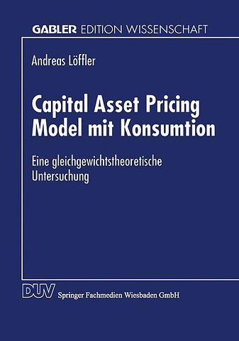 Capital Asset Pricing Model mit Konsumtion