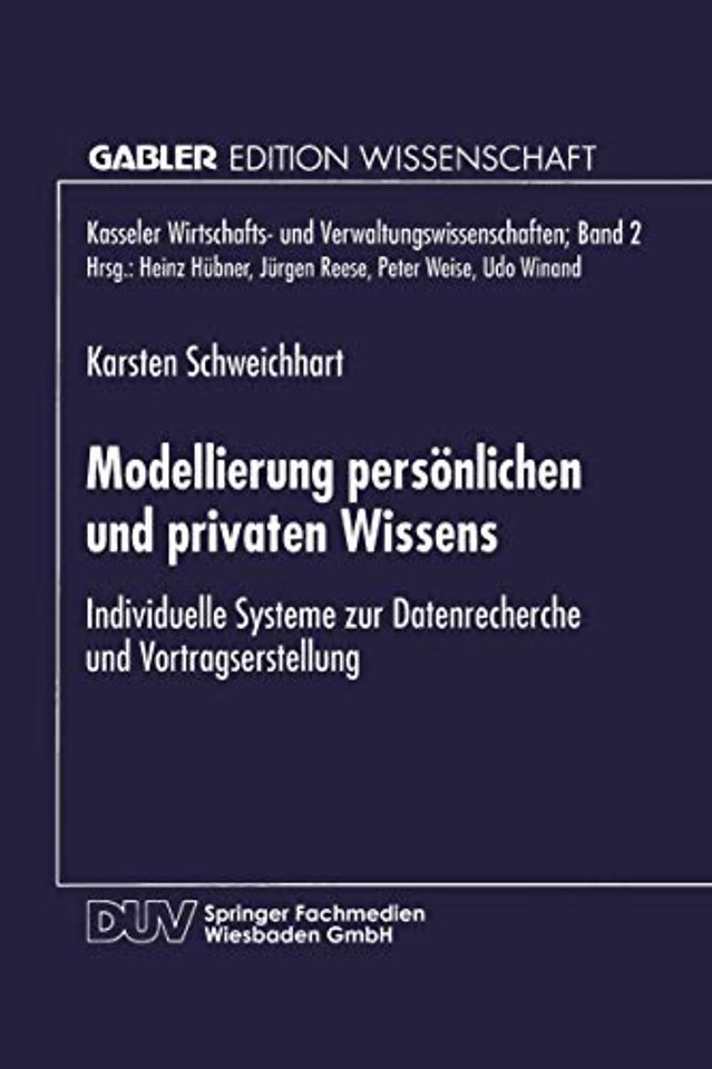 Modellierung persönlichen und privaten Wissens