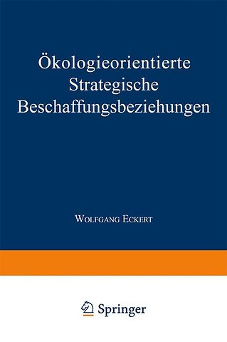 Ökologieorientierte Strategische Beschaffungsbeziehungen