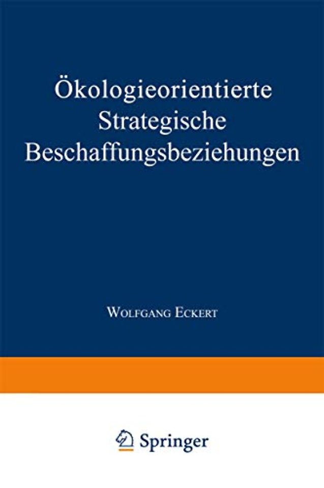 Ökologieorientierte Strategische Beschaffungsbeziehungen