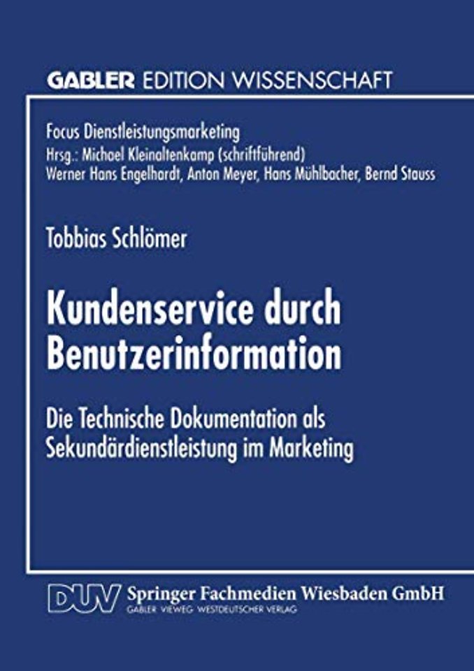Kundenservice durch Benutzerinformation