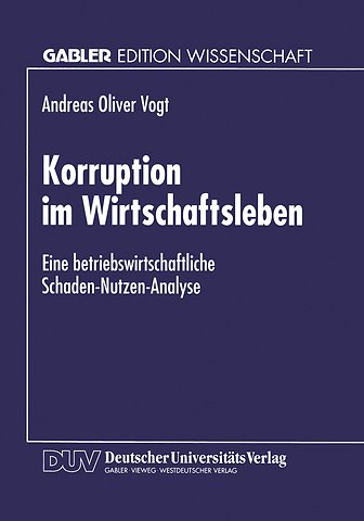 Korruption im Wirtschaftsleben