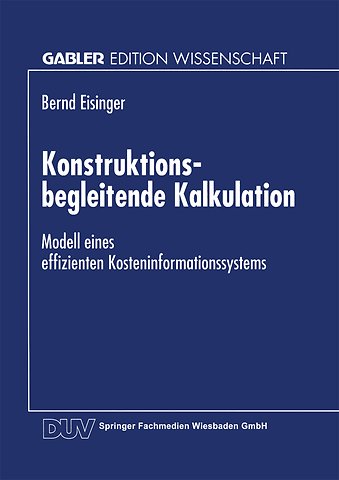 Konstruktionsbegleitende Kalkulation