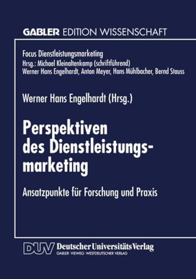 Perspektiven des Dienstleistungsmarketing