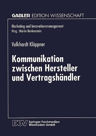 Kommunikation zwischen Hersteller und Vertragshändler