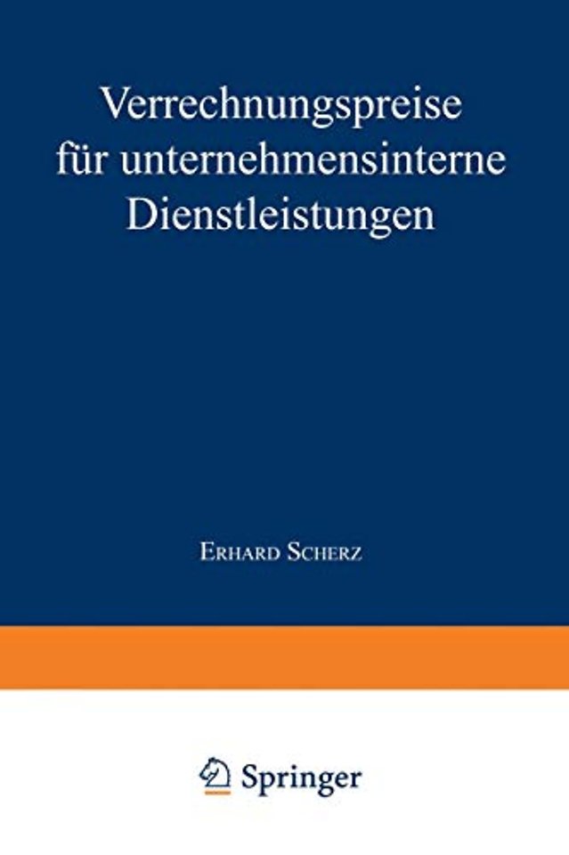 Verrechnungspreise für unternehmensinterne Dienstleistungen