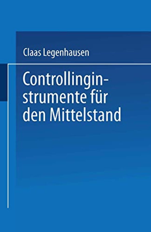 Controllinginstrumente für den Mittelstand