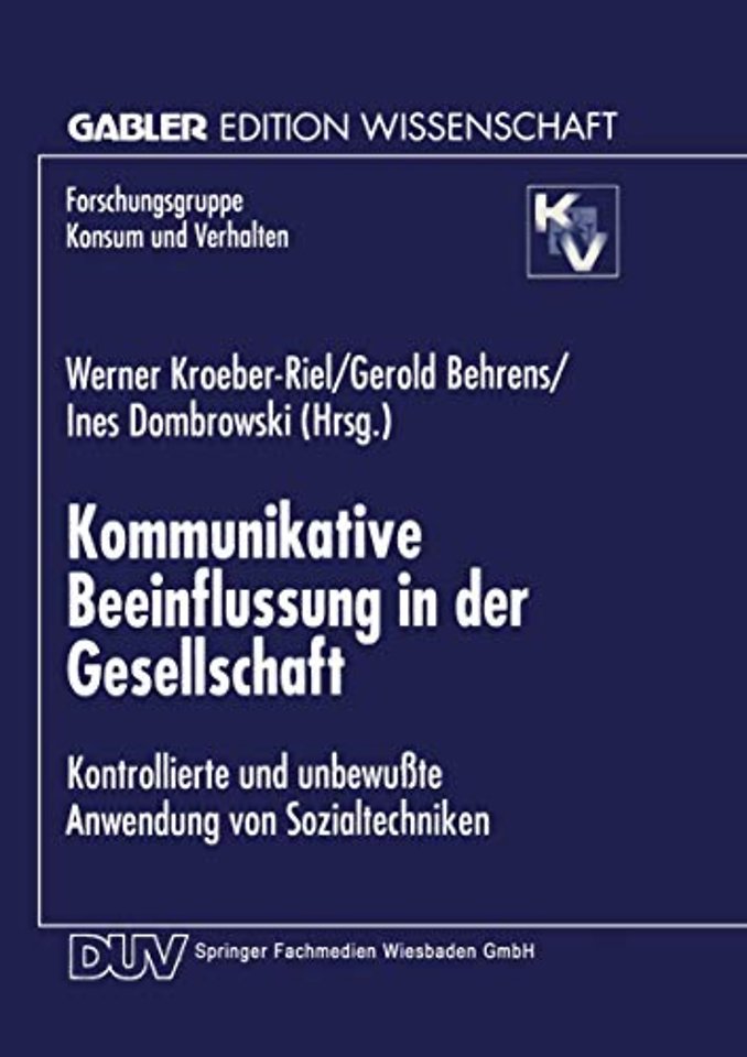 Kommunikative Beeinflussung in der Gesellschaft