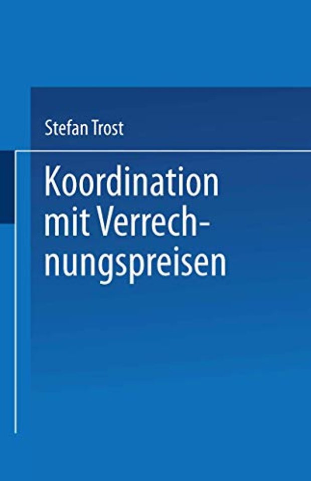 Koordination mit Verrechnungspreisen
