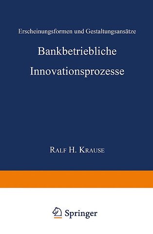 Bankbetriebliche Innovationsprozesse