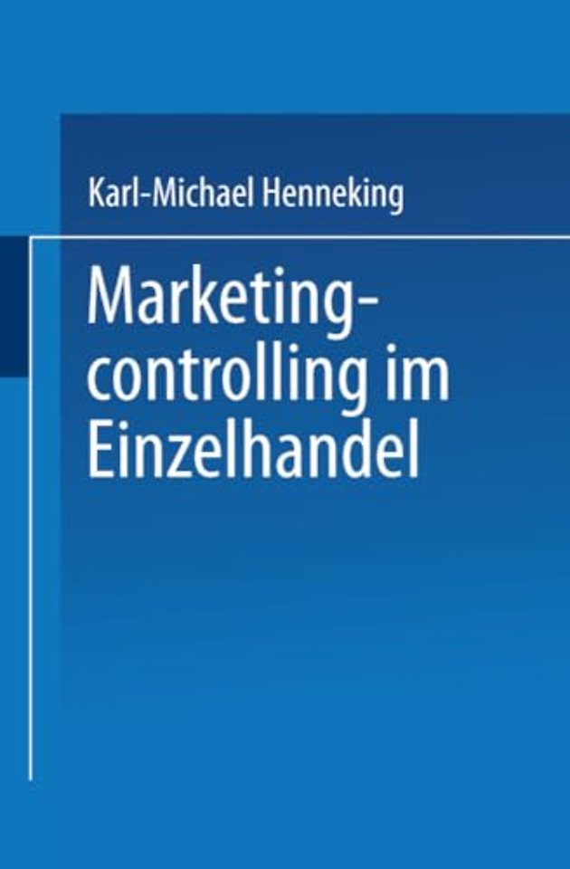 Marketingcontrolling im Einzelhandel