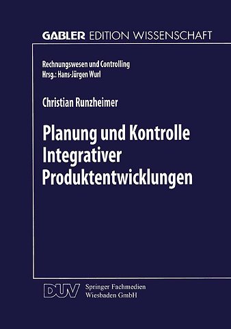 Planung und Kontrolle Integrativer Produktentwicklungen